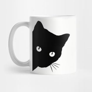 Peaking Kitty Mug